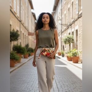 Double Kisslock wristlet flower and big bow on the front